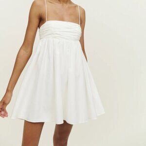 REFORMATION Catarina White Dress